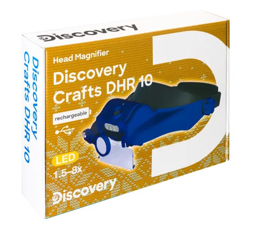 foto lupa frontal recargable Levenhuk Discovery Crafts DHR 10,  11