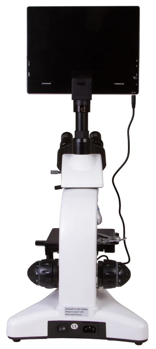 imagen microscopio trinocular digital Levenhuk MED D25T LCD,  7