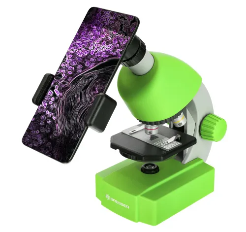 fotografía microscopio Bresser Junior 40–640x,  2