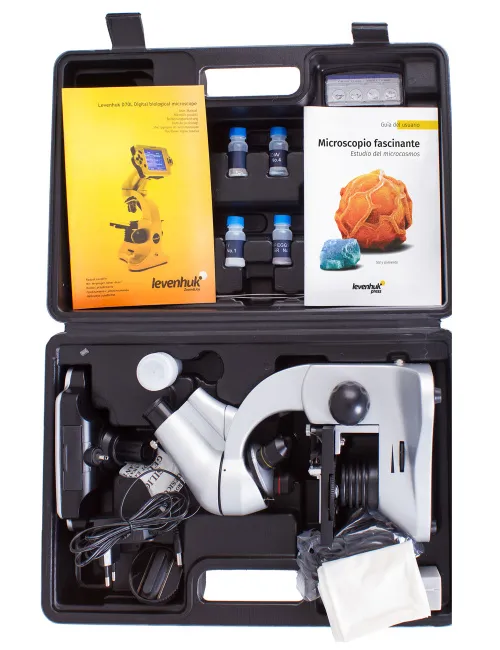 foto microscopio biológico digital Levenhuk D70L,  13