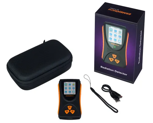 fotografía detector de radiación Ermenrich Ping RD50,  2