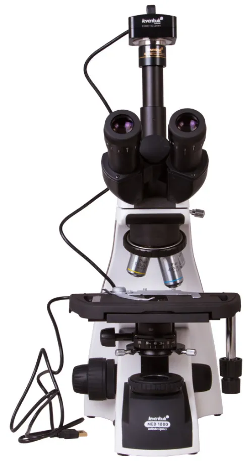 imagen microscopio trinocular digital Levenhuk MED D1000T 14M,  2