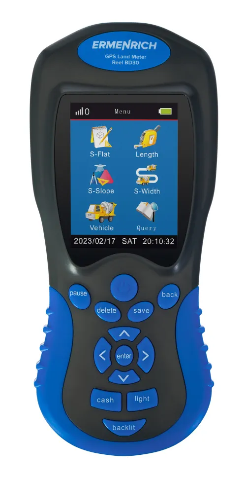 foto medidor topográfico GPS Ermenrich Reel BD30, azul,  4