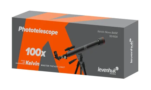 gráfico fototelescopio Levenhuk Kelvin Nova BASE 50/600,  7