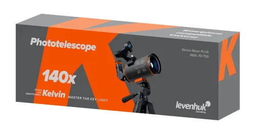 imagen fototelescopio Levenhuk Kelvin Nova PLUS MAK 70/750,  6