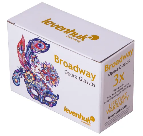 foto prismáticos de ópera Levenhuk Broadway 325C con cadena,  13