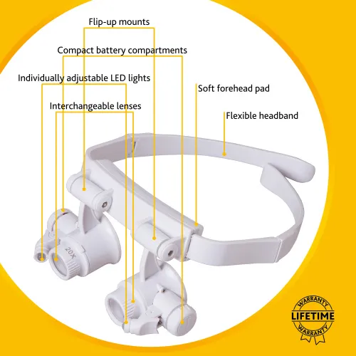 foto gafas lupa Levenhuk Zeno Vizor G6,  14