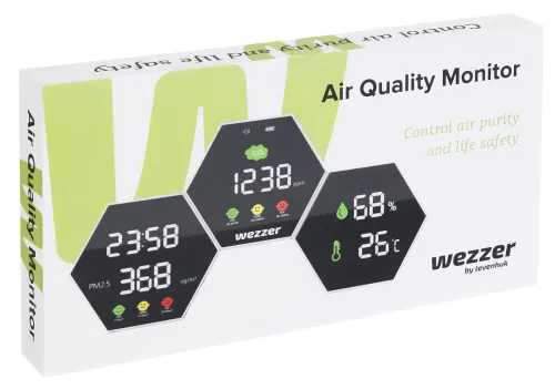 foto medidor de la calidad del aire Levenhuk Wezzer Air PRO DM50,  9