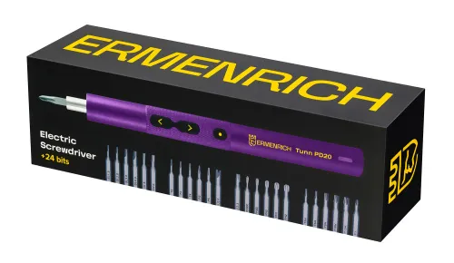 fotografía destornillador eléctrico Ermenrich Tunn PD20,  9