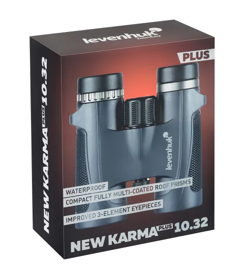 fotografía prismáticos Levenhuk New Karma PLUS 10x32,  13