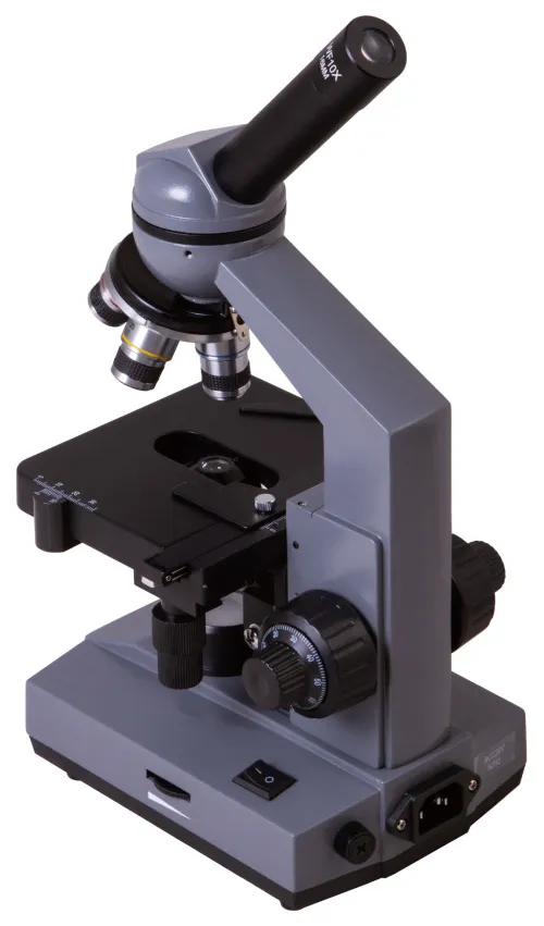foto microscopio monocular biológico Levenhuk 320 BASE,  6
