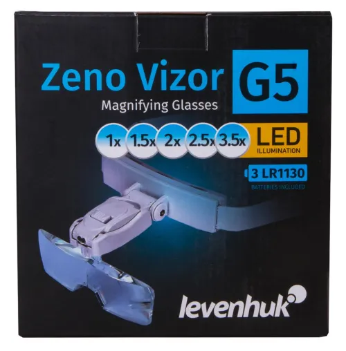 foto gafas lupa Levenhuk Zeno Vizor G5,  12