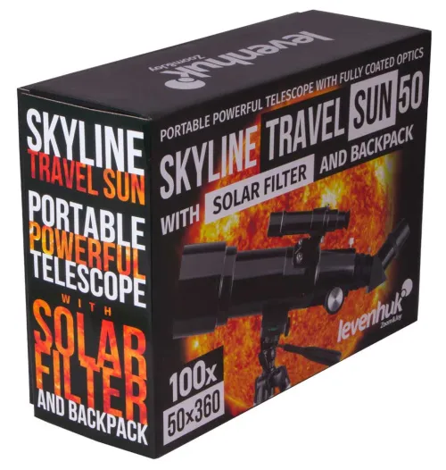 foto telescopio Levenhuk Skyline Travel Sun 50,  15