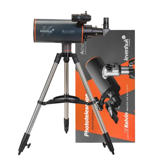 gráfico fototelescopio Levenhuk Kelvin MAK127 AZ GOTO Wi-Fi,  2