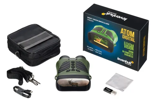 gráfico prismáticos de visión nocturna Levenhuk Atom Digital DNB200,  2