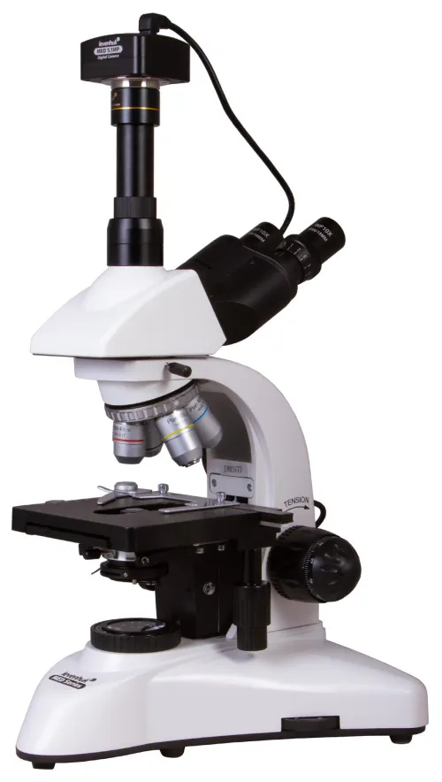 imagen microscopio trinocular digital Levenhuk MED D25T,  3