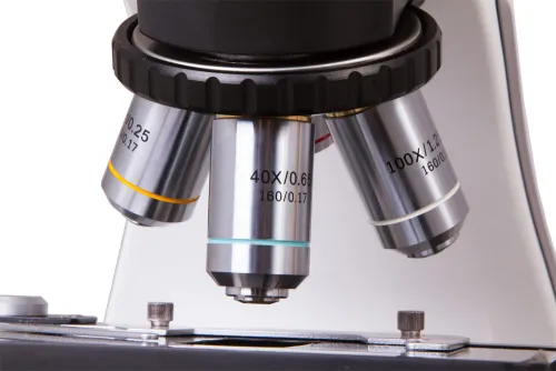 gráfico microscopio binocular Levenhuk MED 900B,  10