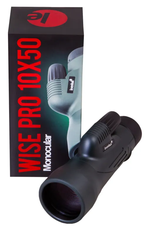 foto monocular Levenhuk Wise PRO 10x50,  12