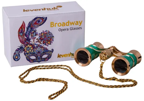 foto prismáticos de ópera Levenhuk Broadway 325C con cadena,  3