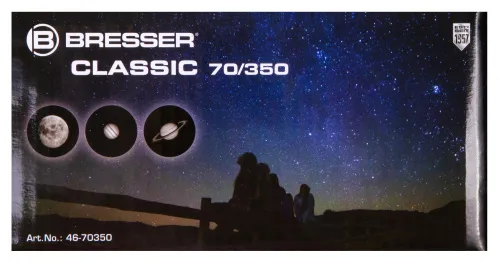 fotografía telescopio Bresser Classic 70/350 AZ,  15