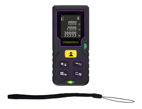 gráfico medidor láser Ermenrich Reel PLUS GD40,  2