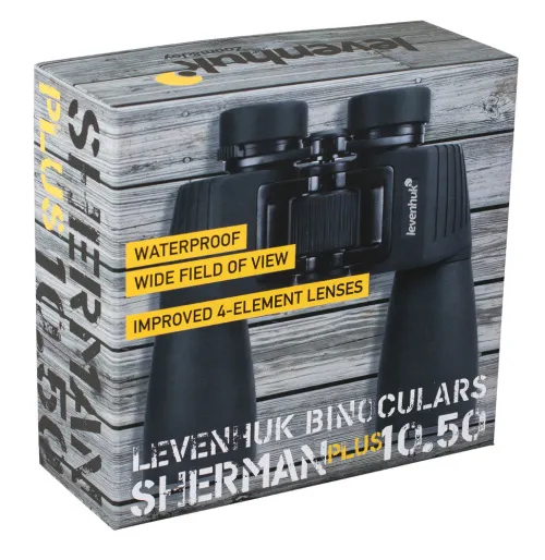 fotografía prismáticos Levenhuk Sherman PLUS 10x50,  9