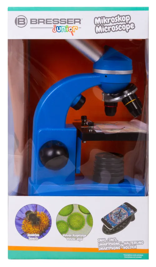 gráfico microscopio Bresser Junior Biolux SEL 40–1600x,  12