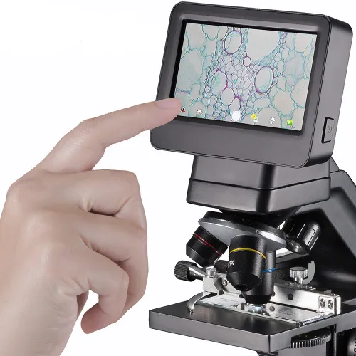 imagen microscopio Bresser Biolux Touch 5MP HDMI,  9