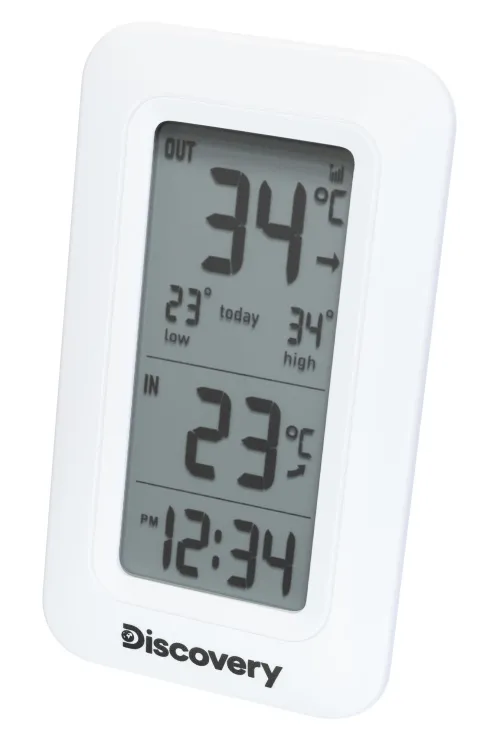 imagen estación meteorológica Levenhuk Discovery Report W10 con reloj,  4