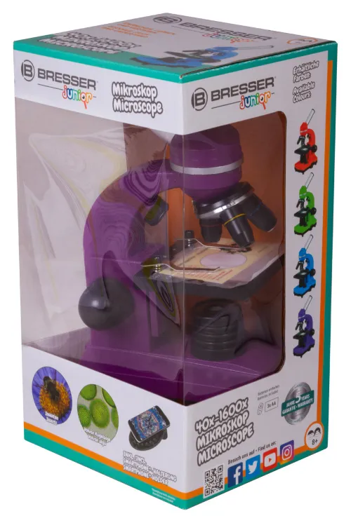 gráfico microscopio Bresser Junior Biolux SEL 40–1600x,  11