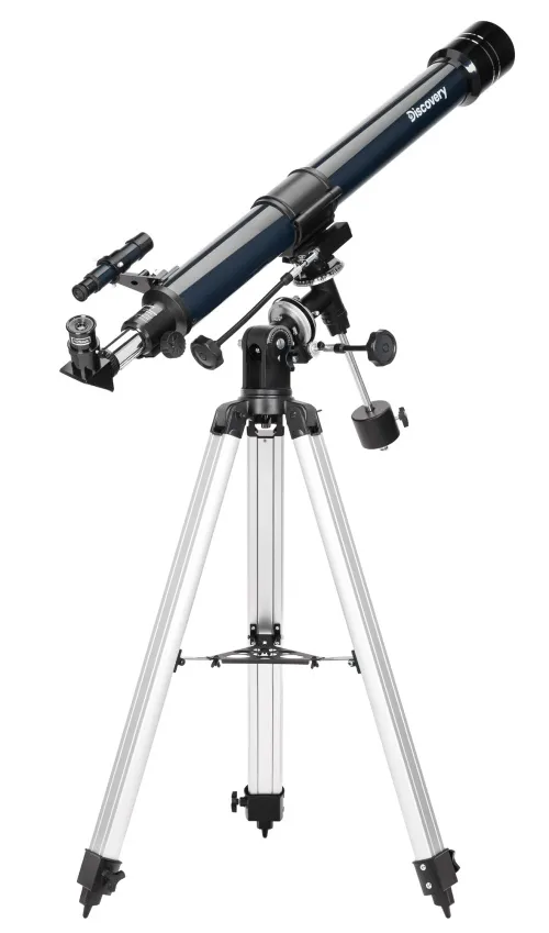 imagen telescopio Levenhuk Discovery Spark 709 EQ con libro,  7