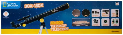 imagen telescopio Bresser National Geographic 50/600 AZ,  12
