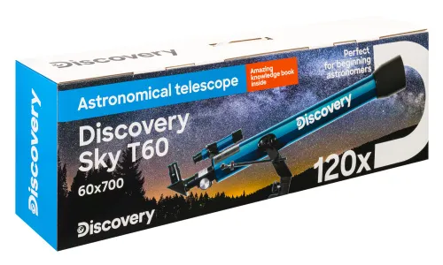 fotografía telescopio Levenhuk Discovery Sky T60 con libro,  15