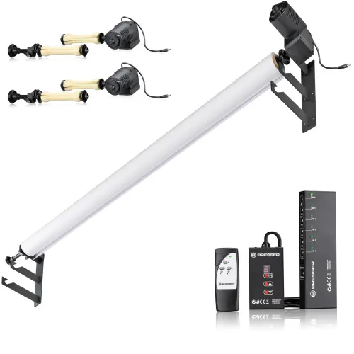 gráfico bresser EBS-3 Sistema de fondo eléctrico para 3 rollos,  2