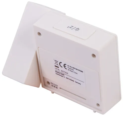 fotografía reloj de proyección digital RC Explore Scientific, blanco,  11