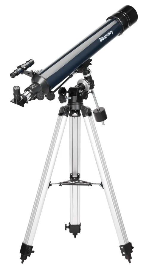 gráfico telescopio Levenhuk Discovery Spark 809 EQ con libro,  7