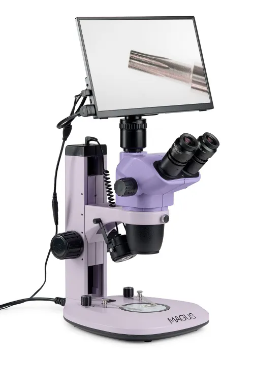 fotografía estereomicroscopio digital MAGUS Stereo D7T LCD BASE,  3