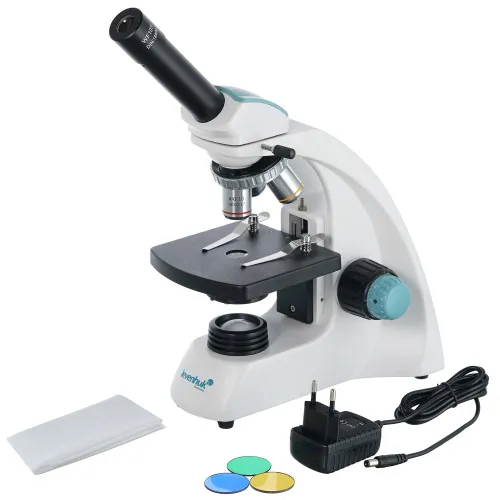 imagen microscopio monocular Levenhuk 400M,  2