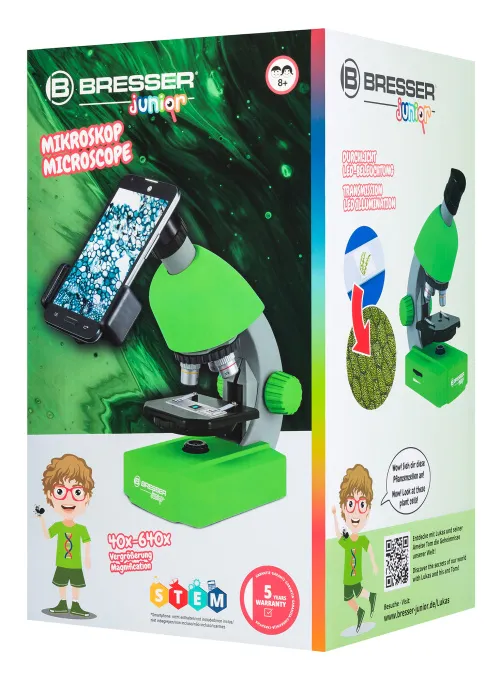 fotografía microscopio Bresser Junior 40–640x,  11