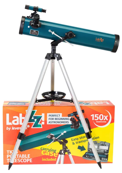 gráfico telescopio Levenhuk LabZZ TK76 con estuche,  2