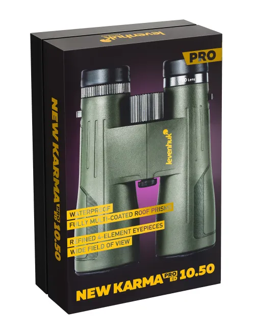 fotografía prismáticos Levenhuk New Karma PRO ED 10x50,  13