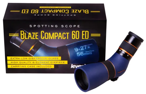 gráfico catalejo Levenhuk Blaze Compact 60 ED,  16