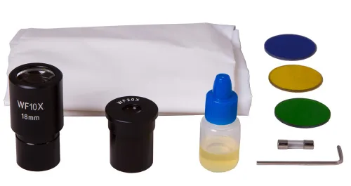 gráfico microscopio monocular Levenhuk 700M,  16