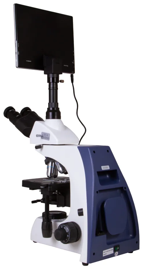 imagen microscopio trinocular digital Levenhuk MED D30T LCD,  8