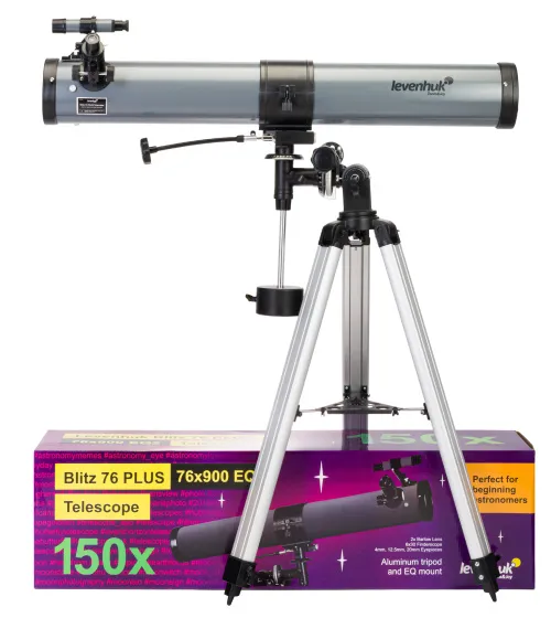 gráfico telescopio Levenhuk Blitz 76 PLUS,  2