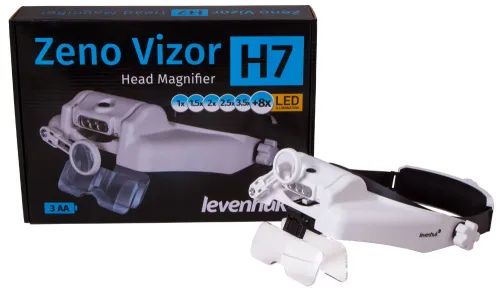 imagen lupa frontal Levenhuk Zeno Vizor H7,  10