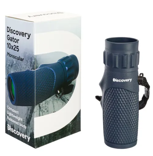 fotografía monocular Levenhuk Discovery Gator 10x25,  9