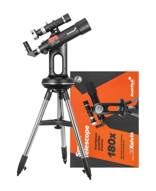 foto telescopio inteligente Levenhuk Kelvin Bright STR90,  2