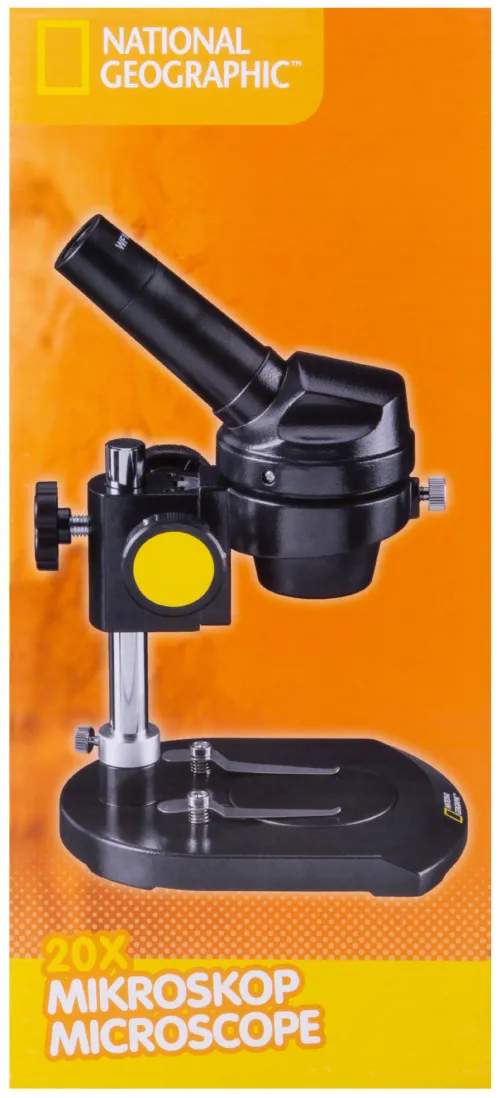 foto microscopio Bresser National Geographic 20x, monocular,  16