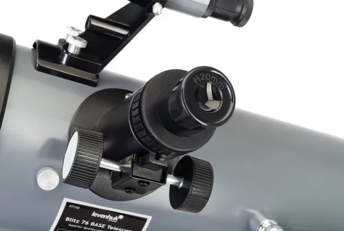 gráfico telescopio Levenhuk Blitz 76 BASE,  8